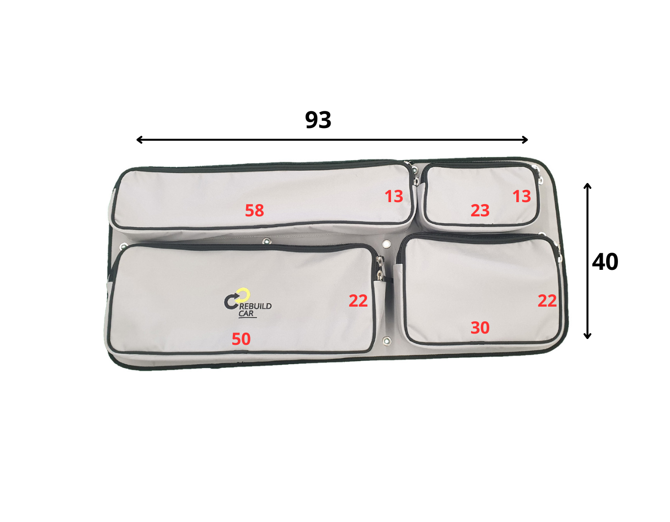 PSA boční dveře taška řidič